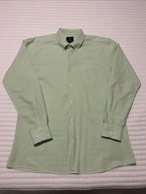 League of Rebels Men’s Mint Green Button-Down Dress Shirt XL